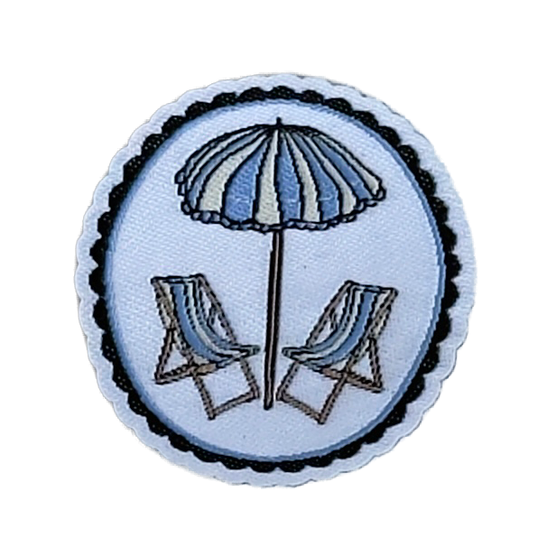 Beach Chairs & Umbrella Patch, Small